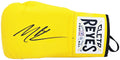 Michael B. Jordan Autographed Yellow Reyes Boxing Glove Left Handed LH Beckett BAS Witness Stock #220639