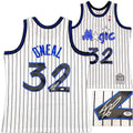 Orlando Magic Shaquille Shaq O'Neal Autographed White Authentic Mitchell & Ness 1993-94 HWC Swingman Jersey Size L PSA/DNA