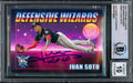 Juan Soto Autographed 2021 Topps Big League Defensive Wizards Card #DW-14 Washington Nationals Auto Grade Gem Mint 10 Beckett BAS #15774061