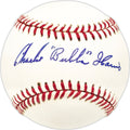 Charlie Bubba Harris Autographed Official AL Baseball Phil. A's Beckett BAS QR #BN13210