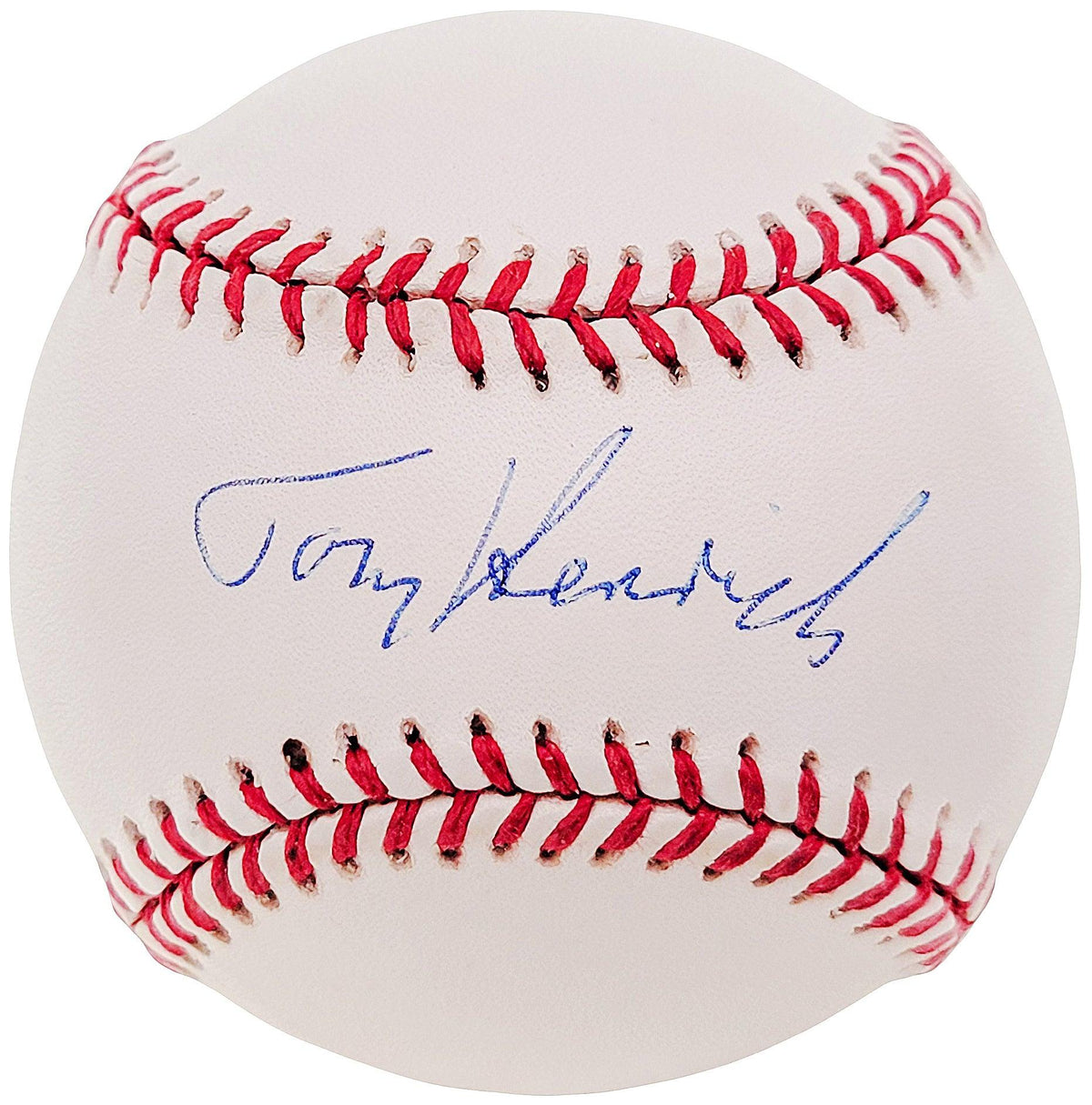 Tommy Tom Henrich Autographed Official AL Baseball New York Yankees Beckett BAS #F26957