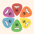 PRS 12-Pack Delrin Punch Pick (.50)