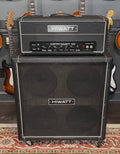 1979 HiWatt Custom 100 & 1973 HiWatt 4x12 Cabinet Black Tolex