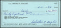 Sal Maglie Autographed 3x6 Check Brooklyn Dodgers, New York Yankees SKU #147868