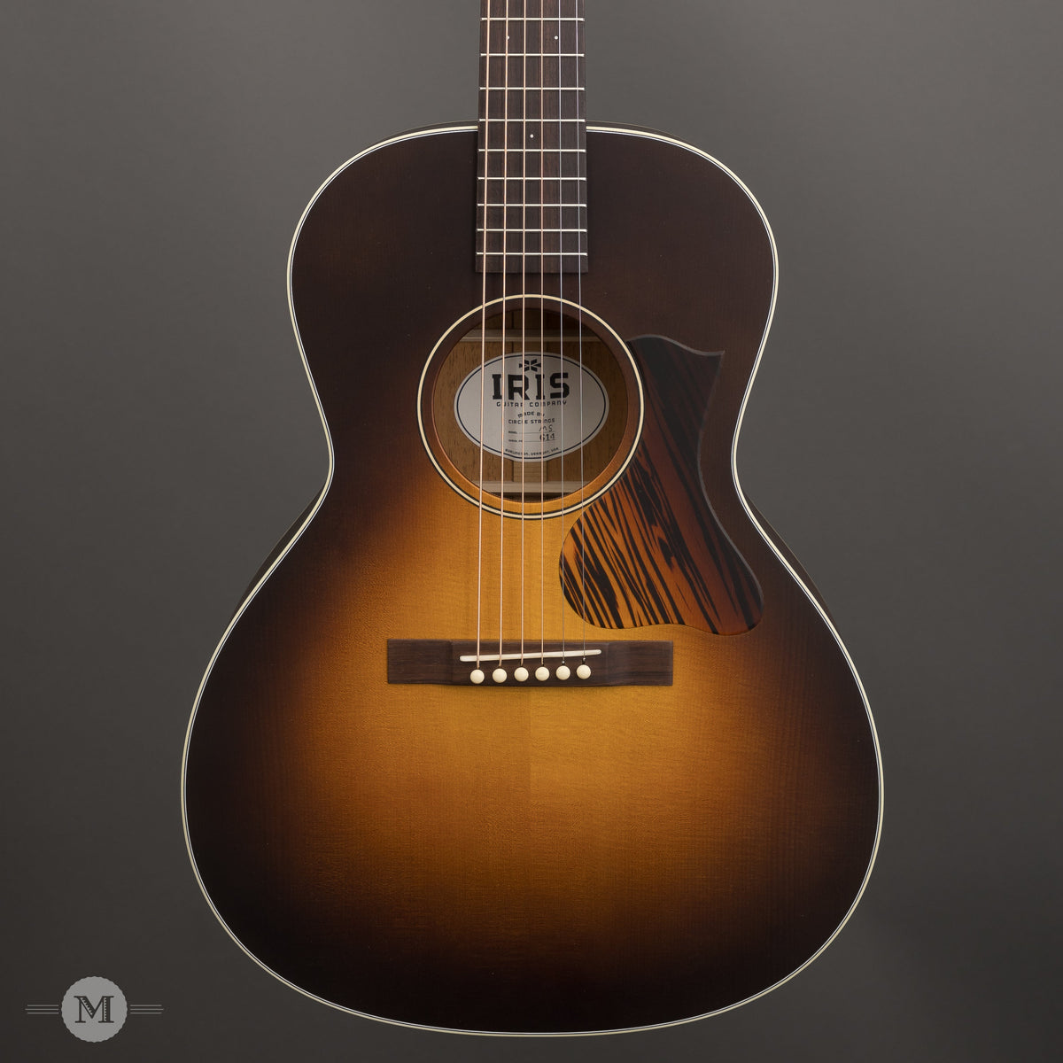 Iris Guitars - MS-00 - 14-Fret - Tobacco Burst with Binding