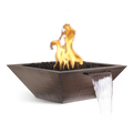 The Outdoor Plus Maya Fire & Water Bowl - Hammered Copper (24" / Match Lit Ignition)