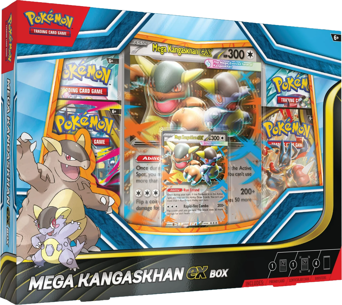 Mega Kangaskhan ex Box (Factory Sealed Case of 6 Boxes)