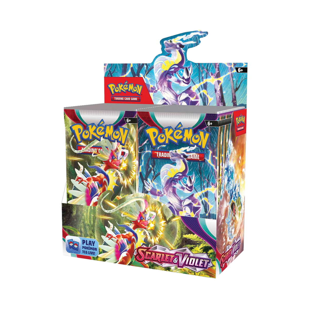 Pokémon TCG: Scarlet & Violet Base Set Booster Boxes & Cases (1 Factory Sealed Case of Booster Boxes (Master Case) (6 Booster Boxes - 216 Packs) (FREE Double Box Shipping to US))