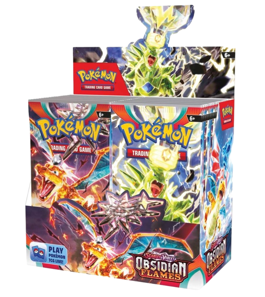 Obsidian Flames Booster Boxes & Cases (1 Sealed Booster Box (36 Packs) (Order 6 for Sealed Case))