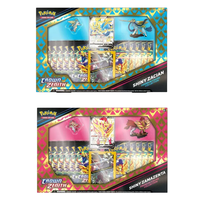 Sword & Shield: Crown Zenith - Premium Figure Collection (Shiny Zacian & Zamazenta) (1 Premium Figure Collection - Shiny Zamazenta V)
