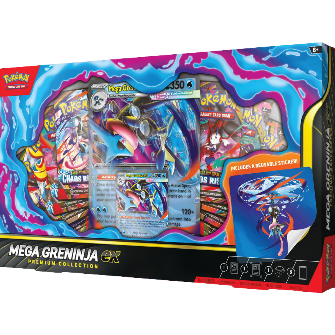Mega Greninja ex Premium Collection (Chaos Rising) (1 Box)