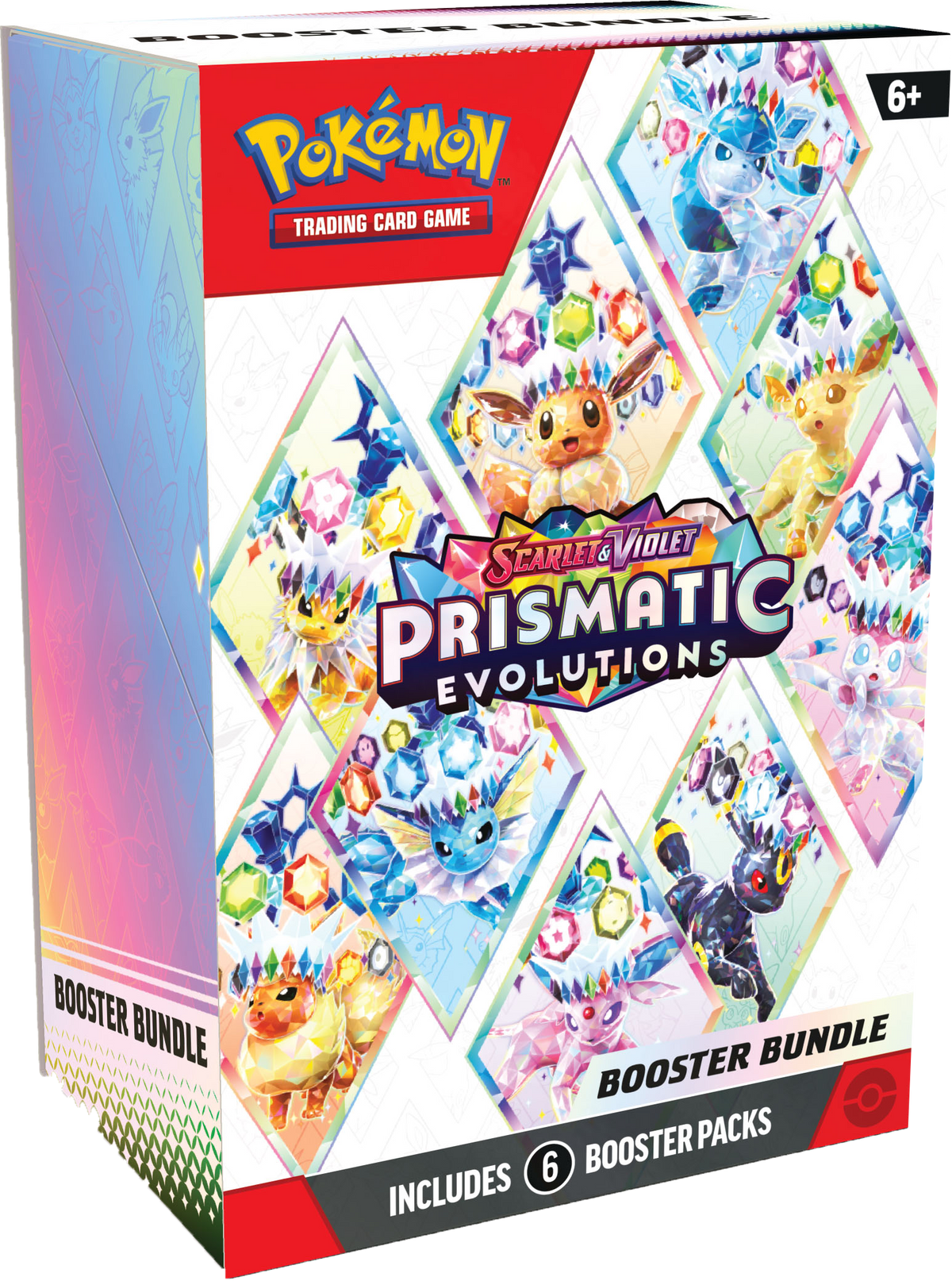 Pokémon TCG: Scarlet & Violet - Prismatic Evolutions - Booster Bundle (Factory Sealed Case of 25 Booster Bundles (FREE Double Box Shipping*))