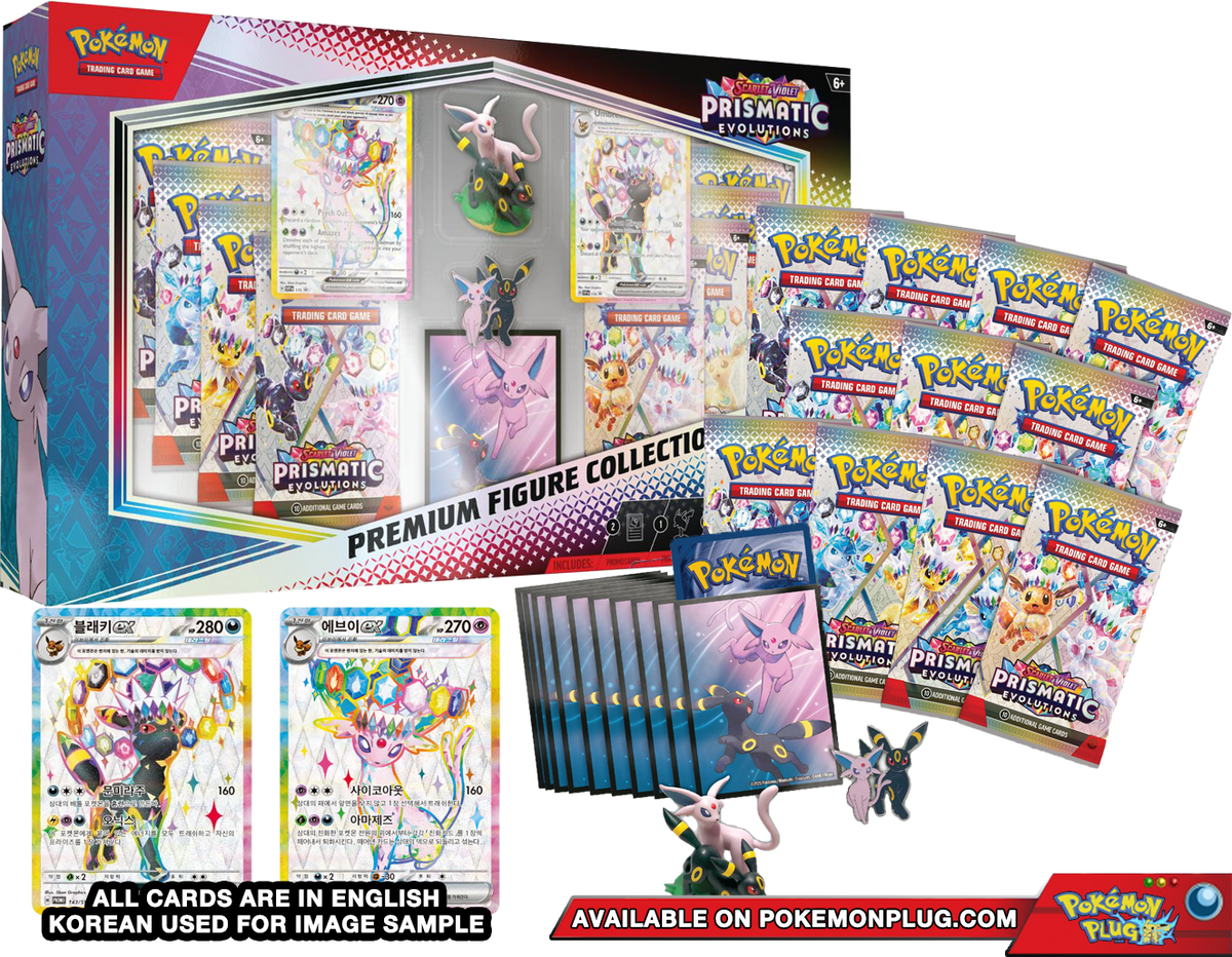 Scarlet & Violet - Prismatic Evolutions - Premium Figure Collection (1 Box)