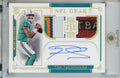 2020 Panini National Treasures Tua Tagovailoa RC NFL Gear Signature Prime /25
