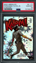 2022 Panini Absolute Fernando Tatis Jr. Kaboom SSP PSA 10 Padres