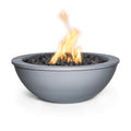 The Outdoor Plus Sedona Fire Bowl - Metal Powder Coat (48" / Match Lit with Flame Sense Ignition (LC Certified) / Pewter)