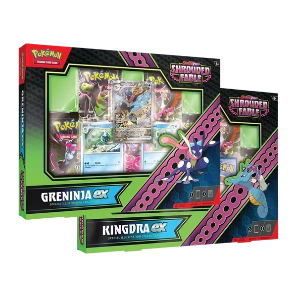 Pokémon TCG: Scarlet & Violet - Shrouded Fable - Special Illustration Collection (Kingdra ex & Greninja ex) (Greninja ex Box)
