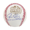 Bruce Bochy Signed 2012 WS Champs Inscription Rawlings 2012 World Series Official Major League Baseball (JSA)