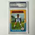 Mickey Rivers Signed 1975 Topps #164 "The Quick" PSA Auto Authentic