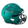 Jihaad Campbell Signed Philadelphia Eagles Rave Full-Size Replica Football Helmet (Beckett)