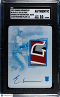 2023 Panini Chronicles Elly De La Cruz #10 Auto Printing Plate 1 /1 SGC Auto 10