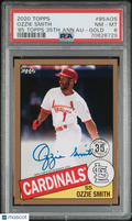 2020 Topps 1985 Topps 35th Anniversary Auto Ozzie Smith #85AOS '85  Gold PSA 8