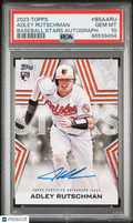 2023 Topps Baseball Stars Autographs Adley Rutschman #BSAARU PSA 10