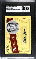 2012 Panini Prime Cuts Pete Rose #40 Timeline Autograph SGC 8 Auto 10