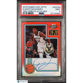 2019 Panini Contenders Optic 1982 Tribute Autographs G. Antetokounmpo #82GAN Red PSA 9