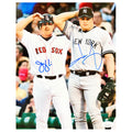 Giambi Brothers Signed Dual Signature Pose 2 Baseball 8x10 Photo (JSA)