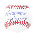 Vladimir Guerrero Jr Signed 2021 ASG MVP Inscription Rawlings Official Major League Baseball (JSA)