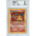 Pokemon Graded: Charizard 1st Edition 4/102 Base Set (1999) Holo Beckett 5
