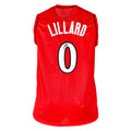 Damian Lillard Signed Portland Red Basketball Jersey (PSA)