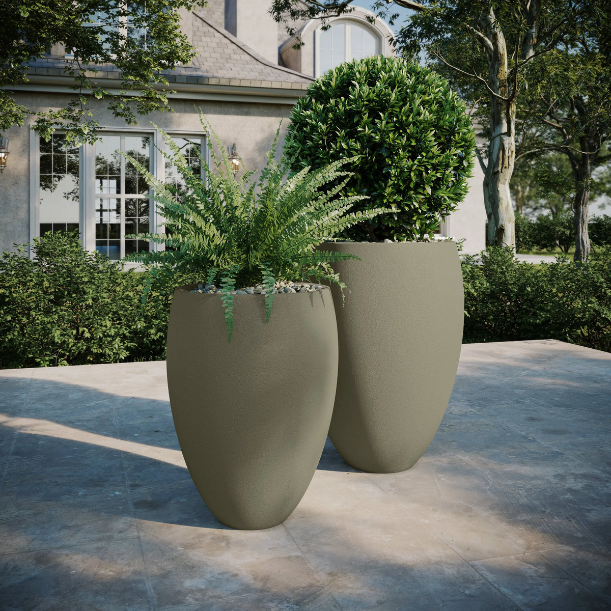 Brandy Planter (XL 42" H x 29" W / Adobe Buff / Matte)