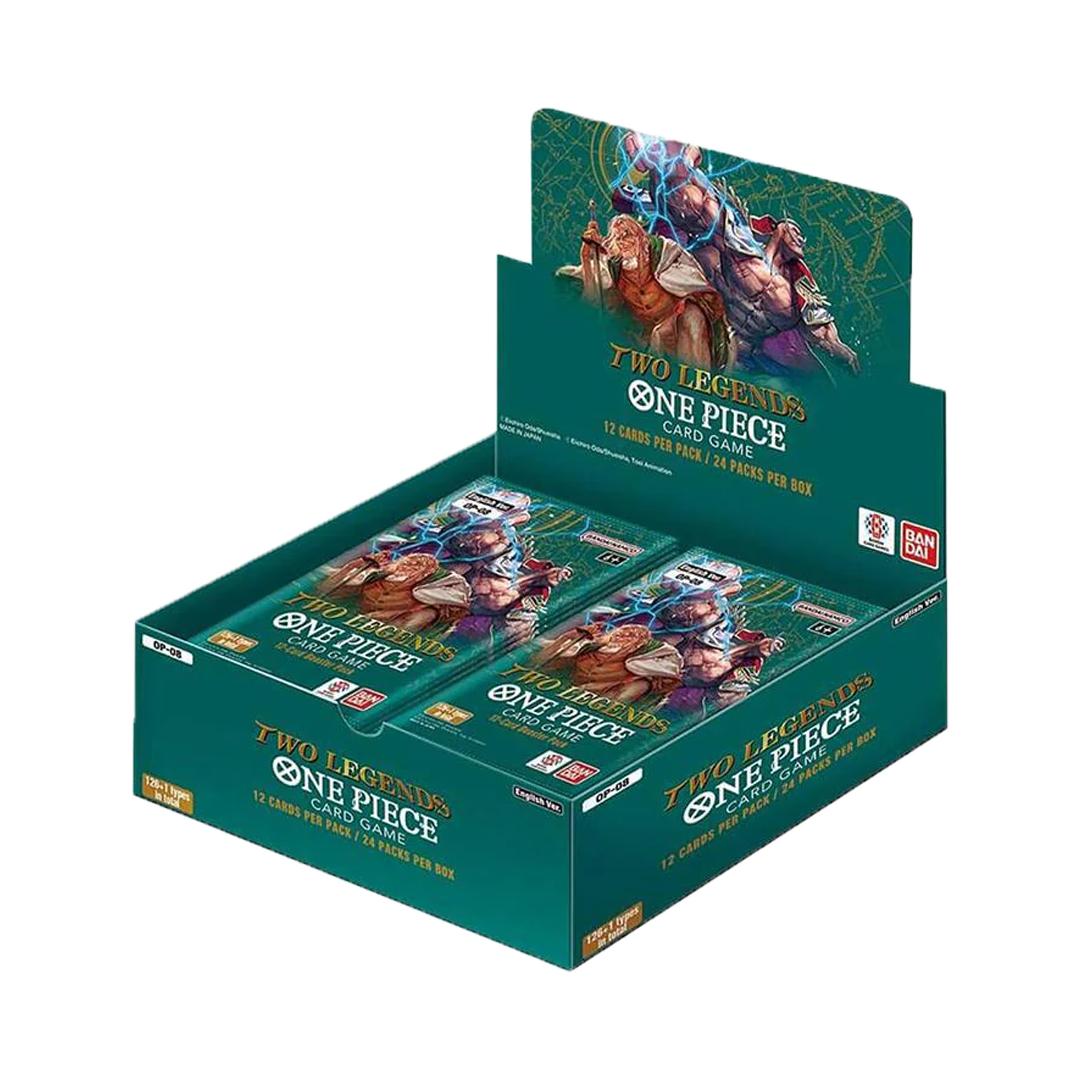 One Piece TCG: Two Legends (OP-08) Booster Boxes & Cases (1 Factory Sealed Case of Booster Boxes (Master Case) (6 Booster Boxes - 216 Packs) (FREE Double Box Shipping to US))