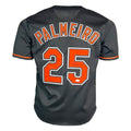 Rafael Palmeiro Signed Baltimore Black Baseball Jersey (JSA)