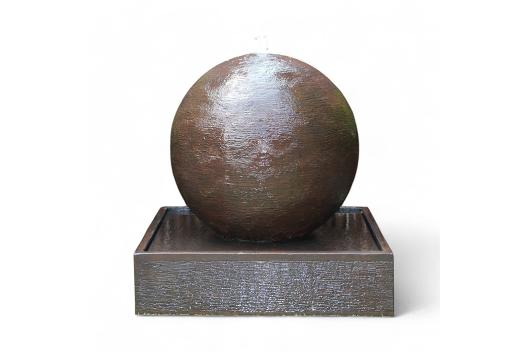 Exaco | Medium Luna Ball Fountain (Rust)