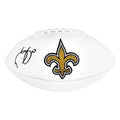 Darren Sproles Signed New Orleans Saints Official NFL Team Logo White Football (Beckett)